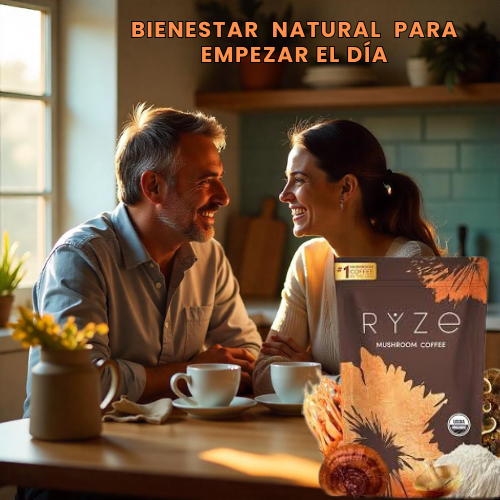 Ryze: Café Funcional con Hongos Adaptógenos 🌻 Energía y Foco Natural