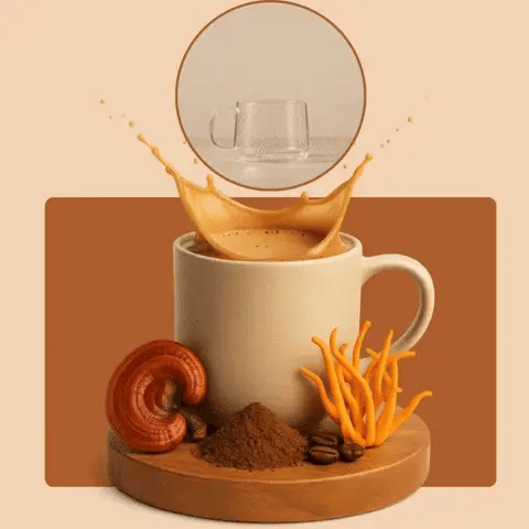 Ryze: Café Funcional con Hongos Adaptógenos 🌻 Energía y Foco Natural